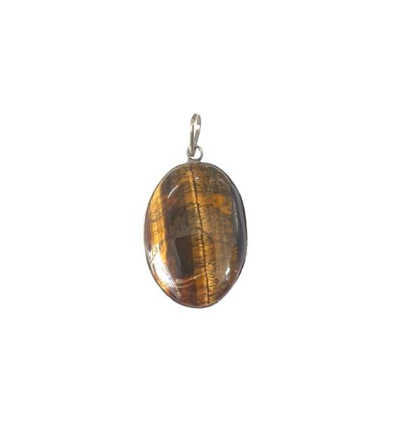 Tiger Eye Cabochon Pendant Unlock Confidence, and Protection 2