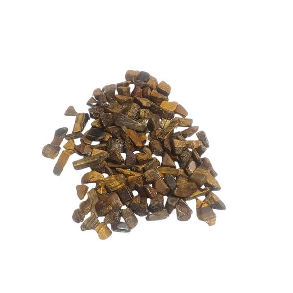 Tiger Eye Chips Stone for Inner Strength and Clarity