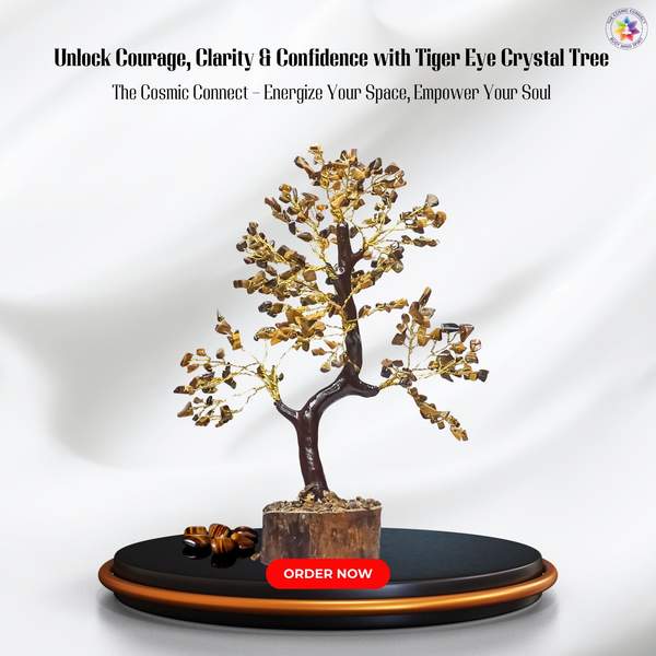 Tiger Eye Crystal Tree for Enhances Confidence, Focus & Grounding 11