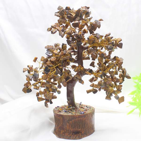 Tiger Eye Crystal Tree for Enhances Confidence, Focus & Grounding 3