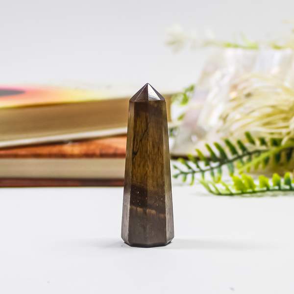 Tiger Eye Crystal Wand for Power, Protection & Manifestation