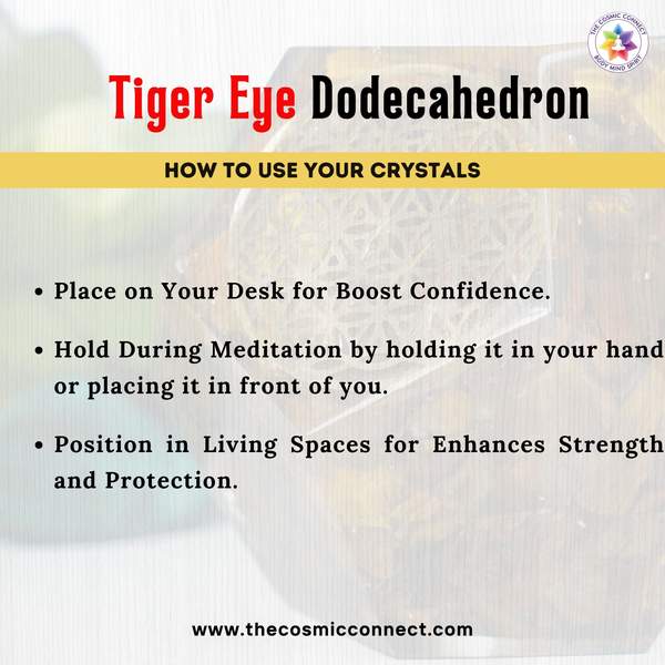 Tiger Eye Orgone Dodecahedron Unlock Inner Strength & Harmony 3