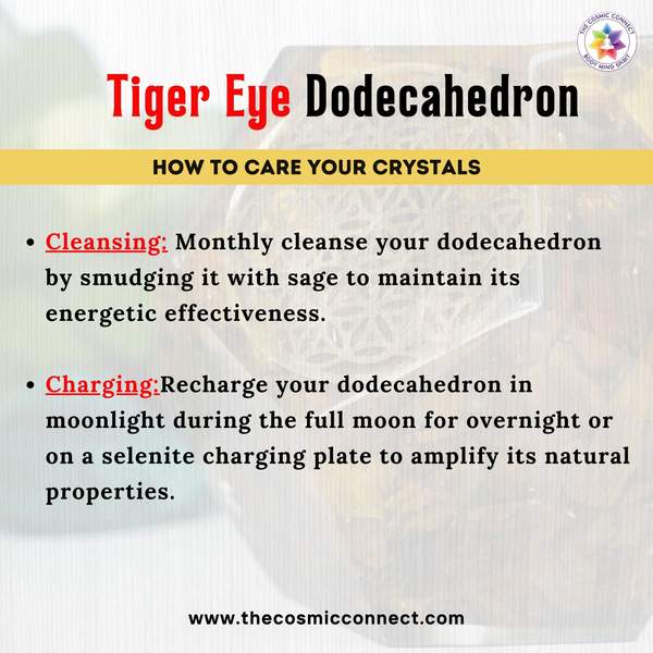 Tiger Eye Orgone Dodecahedron Unlock Inner Strength & Harmony 4
