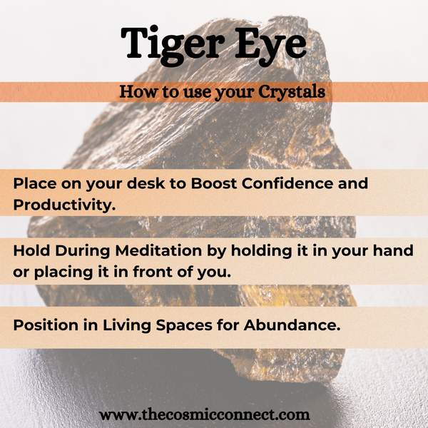 Tiger Eye Orgone Paper Weight for Focus, Confidence & Protection 3