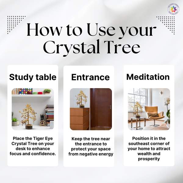 Tiger Eye Wried Crystal Tree for Enhances Confidence, Focus & Grounding 5