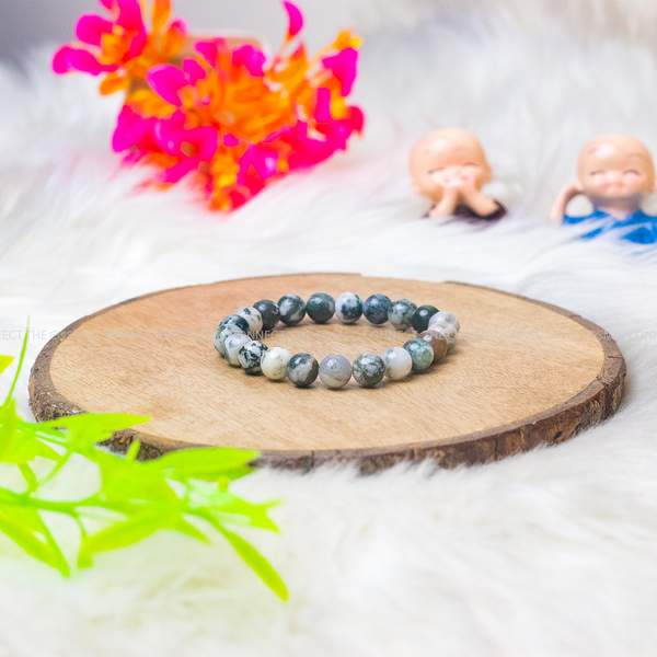 Tree Agate Healing Bracelet – Stability, Growth & Inner Peace 2