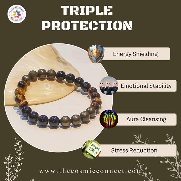 Triple Protection Bracelet - Strength, Confidence & Protection 2