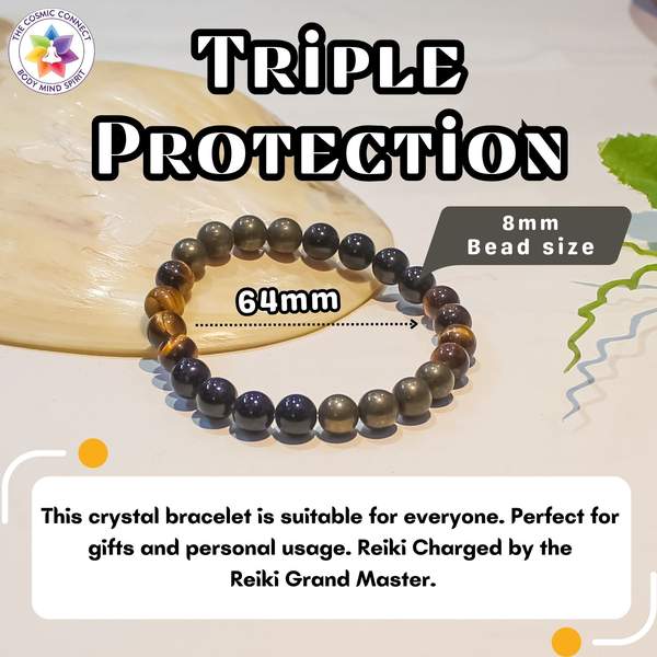 Triple Protection Bracelet - Strength, Confidence & Protection 3