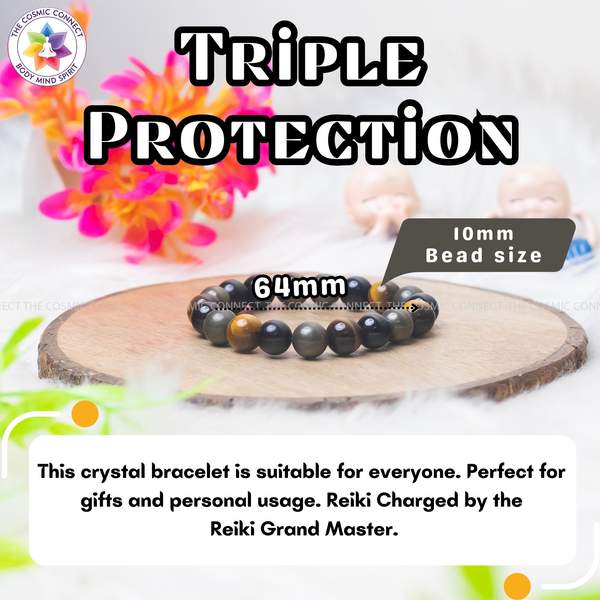 Triple Protection Bracelet - Strength, Confidence & Protection 8