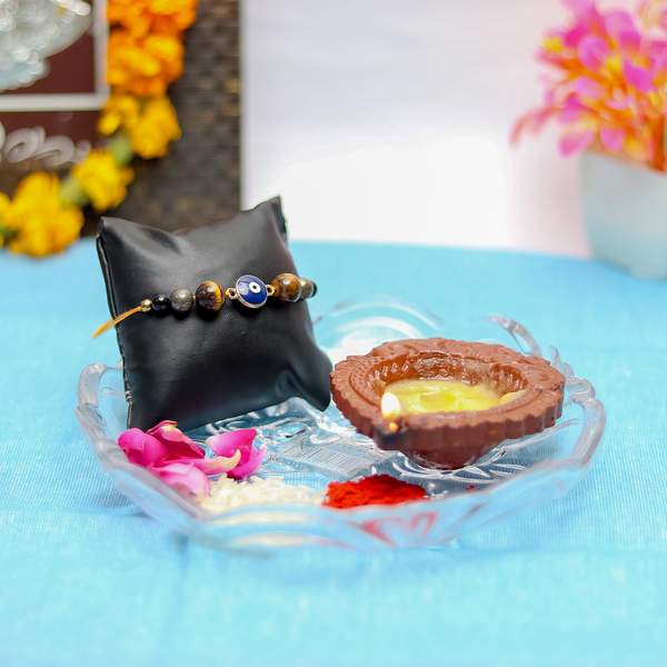 Triple Protection Crystal Rakhi for Shielding, Strength & Abundance 6