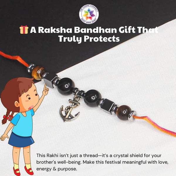 Triple Protection Crystal Rakhi for Ultimate Energy Shield 3