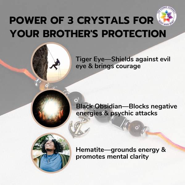 Triple Protection Crystal Rakhi for Ultimate Energy Shield 4