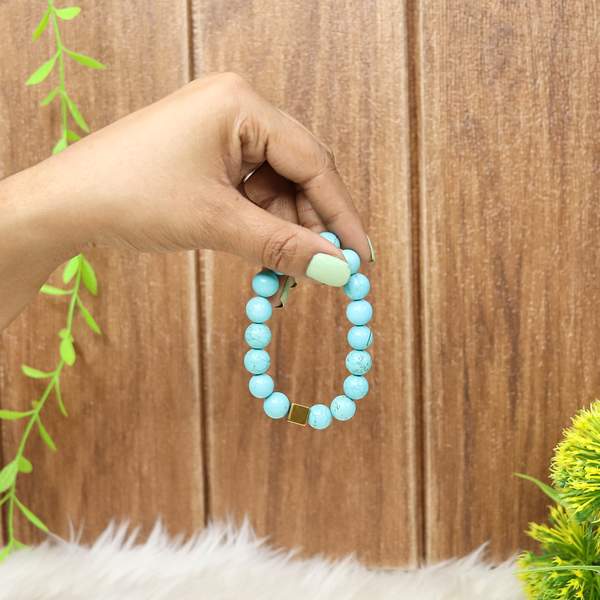 Turquoise Healing Bracelet – Protection, Communication & Good Luck 4