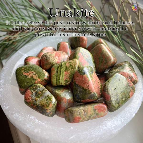 Unakite Crystal Angel Promotes Growth, Restores Harmony 3