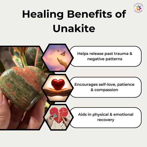 Unakite Crystal Angel Promotes Growth, Restores Harmony 5