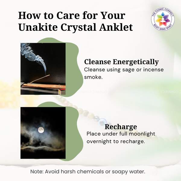 Unakite Crystal Anklet Embrace Healing & Emotional Balance 7