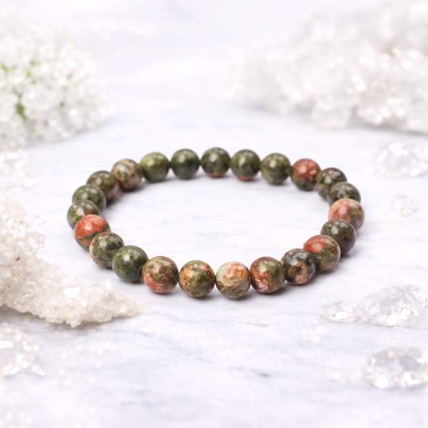 Unakite Healing Bracelet – Emotional Healing, Balance & Spiritual Growth 6