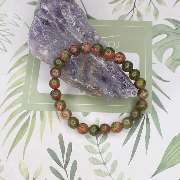 Unakite Healing Bracelet – Emotional Healing, Balance & Spiritual Growth 7