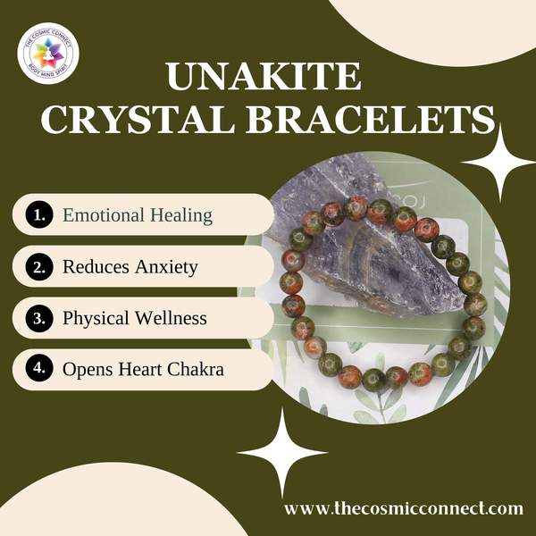 Unakite Healing Bracelet – Emotional Healing, Balance & Spiritual Growth 8