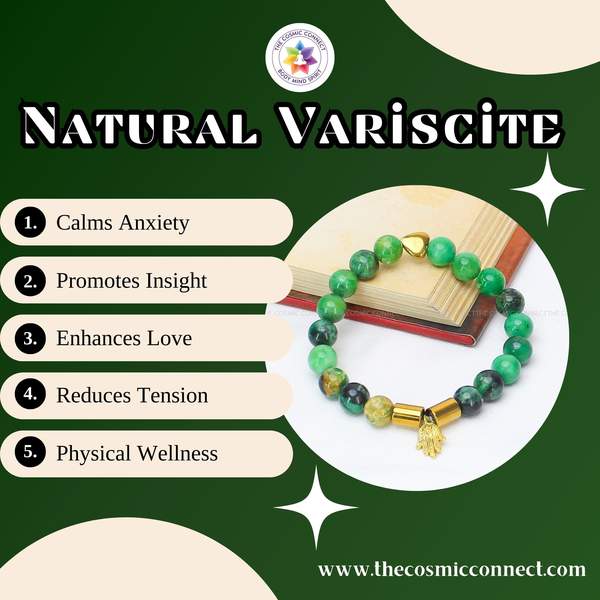 Variscite Healing Bracelet – Stress Relief, Emotional Healing & Spiritual Growth 8