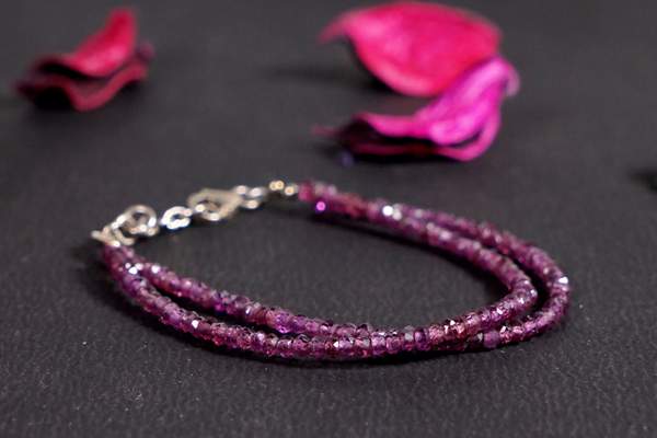 Watermelon Tourmaline Silver Bracelet for Love, Joy & Emotional Balance 2