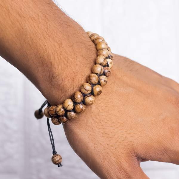 Wood Double Threaded Bracelet – Grounding, Stability & Inner Strength 2