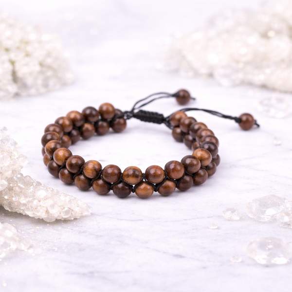 Wood Double Threaded Bracelet – Grounding, Stability & Inner Strength 5
