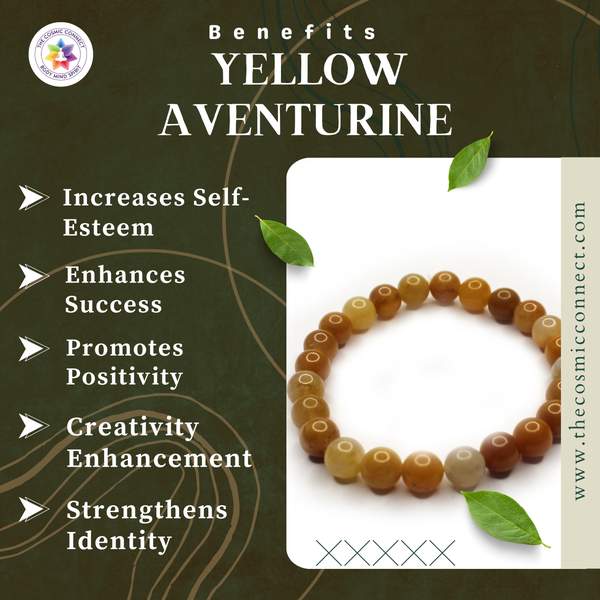 Yellow Aventurine Healing Bracelet – Confidence, Prosperity & Emotional Balance 3