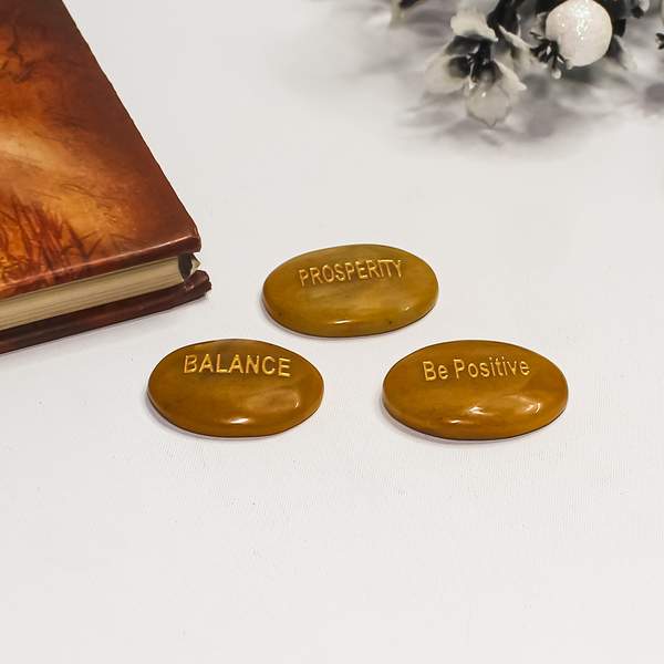 Yellow Aventurine Manifestation Coin