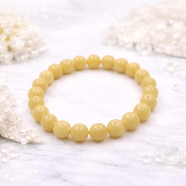 Yellow Calcite Healing Bracelet – Confidence, Joy & Mental Clarity