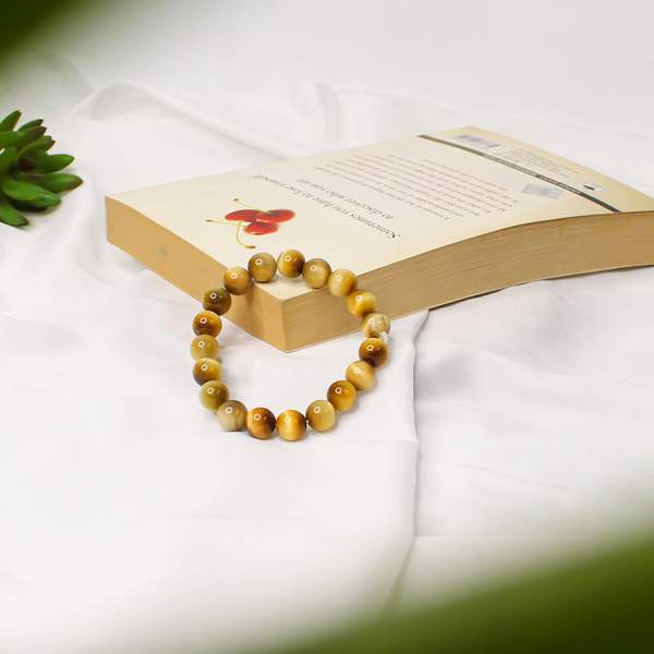 Yellow Cat's Eye Healing Bracelet – Protection, Intuition & Prosperity 5